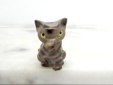 Repaired Vintage Hagan Renaker Discontinued Cat 1 Figurine 1970's Collectible picture