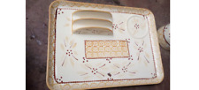 Temp-tations By Tara sandwich tray and mug Old World used  picture