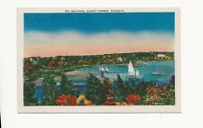 Vintage Postcard ** BEAUTIFUL QUISSET HARBOR * FALMOUTH MA * CAPE COD * FALL picture