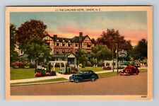Lenoir NC-North Carolina, The Carlheim Hotel, Advertising, Vintage Postcard picture