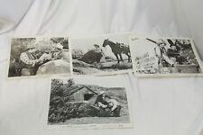 4 Gene Autry Press Photos Silver Canyon Saginaw Trail Old West Cow Town picture