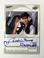 2019 Upper Deck James Bond Caroline Munro Naomi autograph auto A-CM Inscription picture