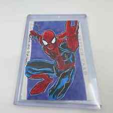 2012 Marvel Premier Upper Deck Richard McWilliam Hand Drawn Spiderman Card picture