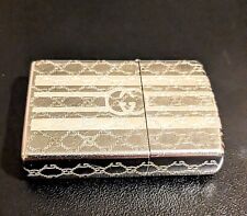 Beautiful Artist Created GucciGhost Chrome 4 Side Engraved Custom  Zippo picture
