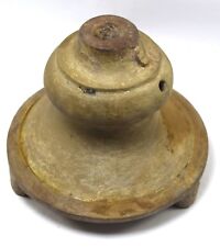 Old Handcrafted Indo Islamic Rare Antique Stone Hukka Pot Base. G9-71A  picture