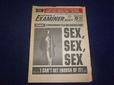 1965 DEC 21 NATIONAL EXAMINER NEWSPAPER - SEX, I CAN'T GET ENOUGH OF IT- NP 6907 picture