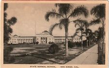 RPPC State Normal School San Diego CA Photo Postcard picture