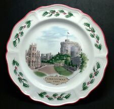 Vintage 1980 Windsor Castle Christmas Collector Plate Wedgwood picture
