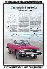 11x17 POSTER - 1976 Mercedes Benz 450 SL Freedom for Two picture