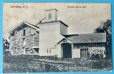 Dryden Stone Mill. New York. 1923 Vintage Postcard New York picture