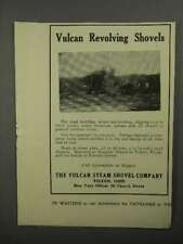 1911 Vulcan Steam Shovel Company Ad - Revolving Shovels picture