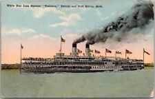 1930s Chesapeake & Ohio C&O Ferry Boat Postcard 