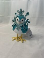 2022 Target Featherly Friends Fractal Snowflake Ice Teal Bird RARE Christmas picture