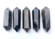5pcs 2''+ Dark Smoky Morion Quartz Crystal DT Point Double Terminated DT Wand picture