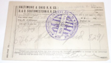 1914 B&O BALTIMORE & OHIO DELIVERY NOTICE PINE GROVE WEST VIRGINIA RPO picture