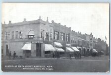 Marshall Minnesota MN Postcard Northeast Main Street Exterior Building c1910's picture
