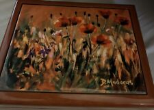 Diana Madaras Southwest Floral Hand Painted Jewelry and Other Item Box picture