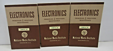 3 ORIGINAL 1960s National Radio Institute Booklets Lesson 57D 58D 59D #FK-28 picture