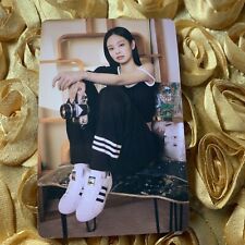 Jennie BLACKPINK Group Born Pink Tour Celeb K-pop Girl Photo Card White Black 2 picture