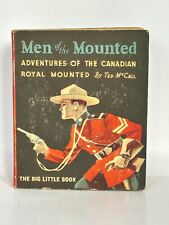 MEN OF MOUNTED 1930’S VFINE+  COCOMALT BIG LITTLE BOOK WHITMAN SOFT COVER NO RES picture