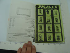 Original MAD FREAKS u.s.a NEWSLETTER spring '81 #4 -- the early Mad Zine - picture
