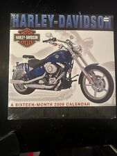 2009 HARLEY-DAVIDSON MOTORCYCLES 16-MONTH CALENDAR picture