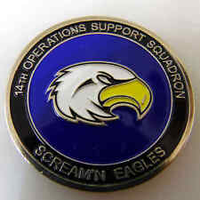 14TH OPERATIONS SUPPORT SQUADRON SCREAM EAGLES SUPPORT TRAINING CHALLENGE COIN picture