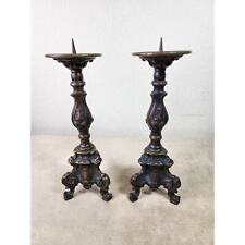Italian Baroque Gothic Pricket Candlestick Candle Holder 9