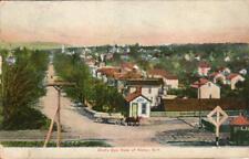Great BIRDS EYE VIEW Of VICTOR, NY On Wonderful Vintage Postcard picture
