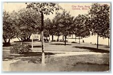 1912 View Of City Park And Trees Sauk Centre Minnesota MN Antique Postcard picture