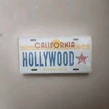 California Hollywood Aluminum Novelty Auto License Plate picture