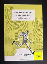 WAR OF STREETS AND HOUSES By Sophie Yanow Uncorrected Proof Underground Indie GN picture