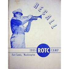1955 ROTC Camp Fort Lewis Washington Year Book Recall Great Condition picture