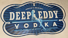 Deep Eddy Vodka - 18” Embossed Metal Ad Sign - Beer Bar/Man Cave Distressed Logo picture