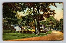 Scranton PA-Pennsylvania, Nay Aug Park, Linden Drive, Antique Vintage Postcard picture