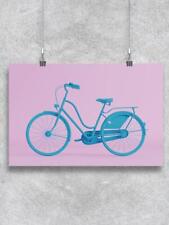 Blue Bicycle Design Poster -Image by Shutterstock picture