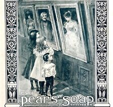 Pear's Soap Our Ancestors 1897 Advertisement Victorian Full Page Color DWII6 picture