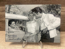 Yvonne Lime Lovin You w/ Elvis Presley Hand Signed 4x6 Photo TC46-3075 picture