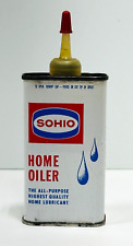 Sohio Vintage Home Oiler 4 Oz Tin Can Household Lubricant full nos collectible picture