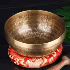 Nepal Handmade Tibet Buddha Sound Bowl Buddhist Tibetan Singing Bowl 24cm picture