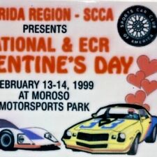 1999 Valentine Motorsports SCCA Sports Car Race Moroso Palm Beach Raceway Plaque picture