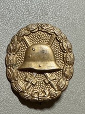 🇩🇪 WWI German Gold Wound Badge — RO Maker, Original picture