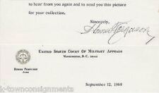 Homer Ferguson Michigan Senator Original Political Autograph Signature picture