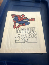 Vintage 1991 Spider Man retail shop paper bag Marvel Comics 10