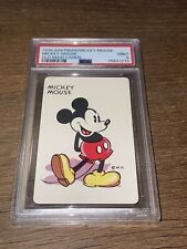 1935 DISNEY 🎥 WHITMAN/MICKEY MOUSE MICKEY MOUSE OLD MAID CARDS PSA 9 MINT picture