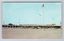 Fort Wayne ID-Indiana Southgate Plaza Shopping Center 60's Cars Vintage Postcard picture