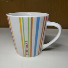Starbucks 2005 Coffee Ceramic Coffee Mug - Large 14 oz - Colorful Stripes picture