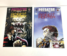 Dark Horse Comics: Predator Vs Magnus: Robot Fighter #1 & #2 (w/Cards attached) picture