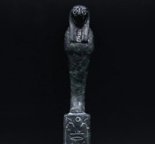 UNIQUE Ancient Egyptian Antique Statue Horus God Sky Rare Pharaonic Falcon Bc picture