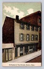 Boston MA-Massachusetts, Birthplace of Paul Revere, Antique Vintage Postcard picture
